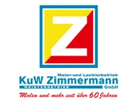 Logo von KuW Zimmermann GmbH, einem Maler- und Lackierbetrieb mit über 60 Jahren Erfahrung.